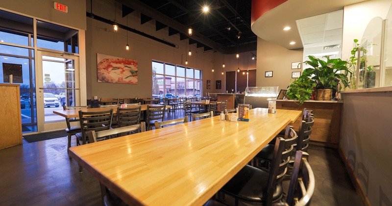 Long tall table and bar stools