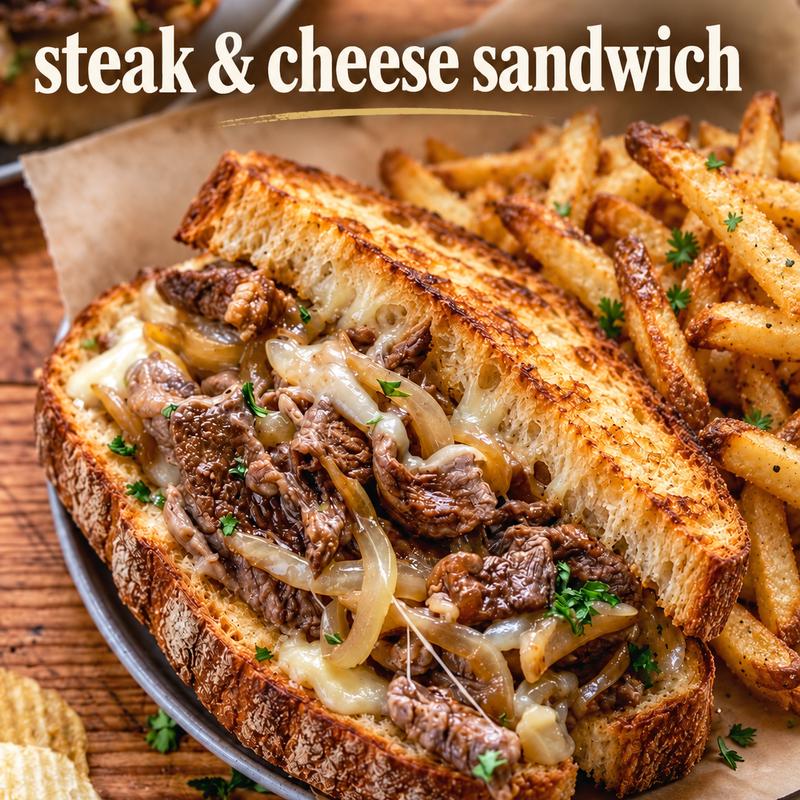 STEAK & CHEESE SANDWICH photo