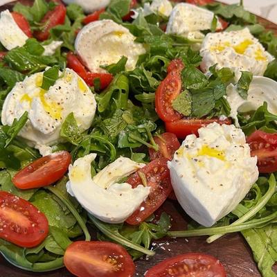 Mozzarella salad tray.