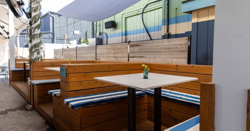 Interior seating area