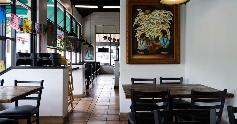 Interior dining space