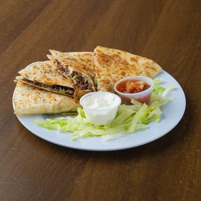 Beef Philly Quesadilla.