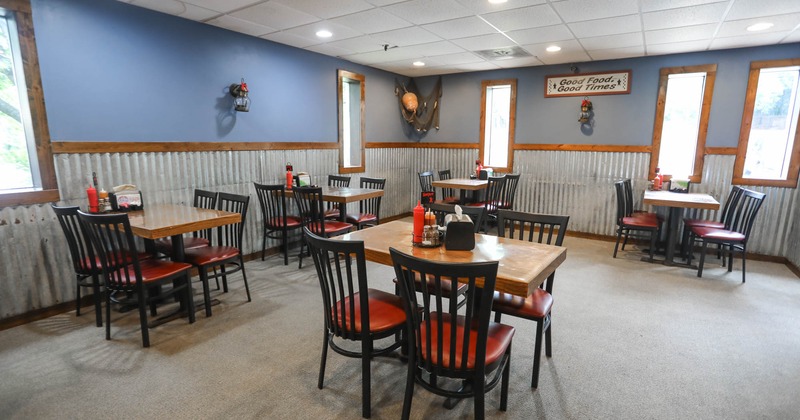 Interior, dining area