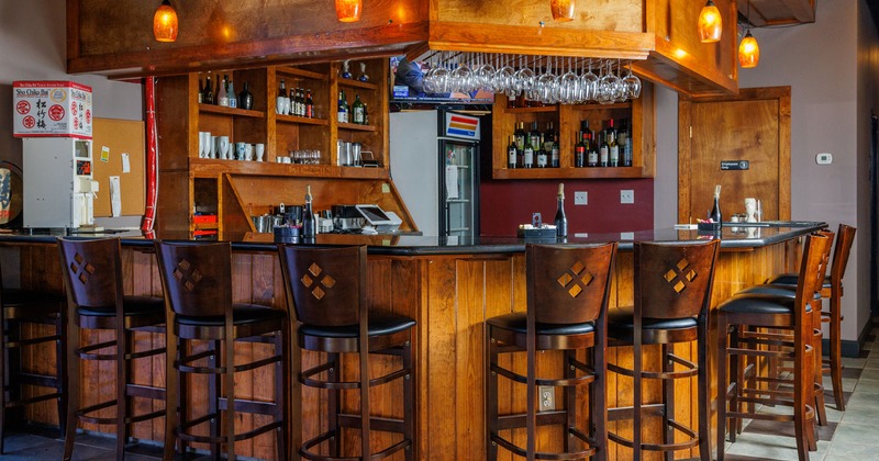 Interior space, bar area