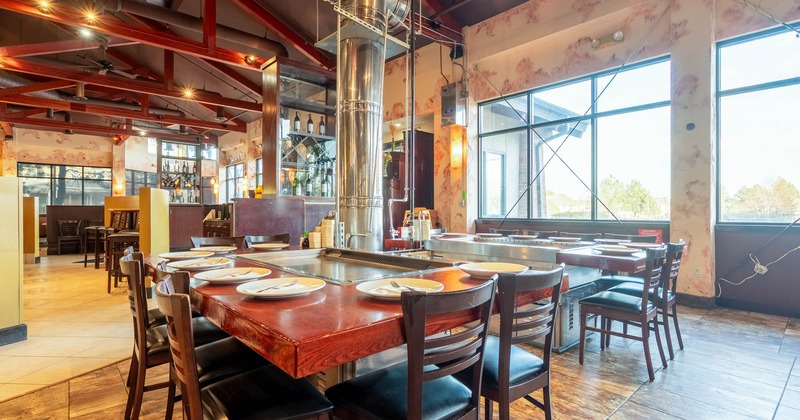 Table set and ready for guests