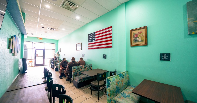 Interior, main seating area