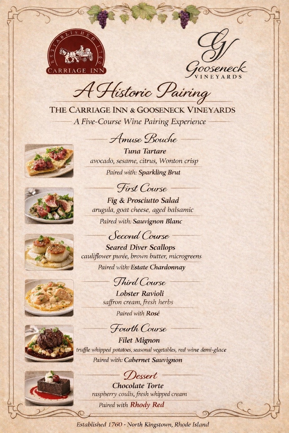 Wine Dinner!! event photo