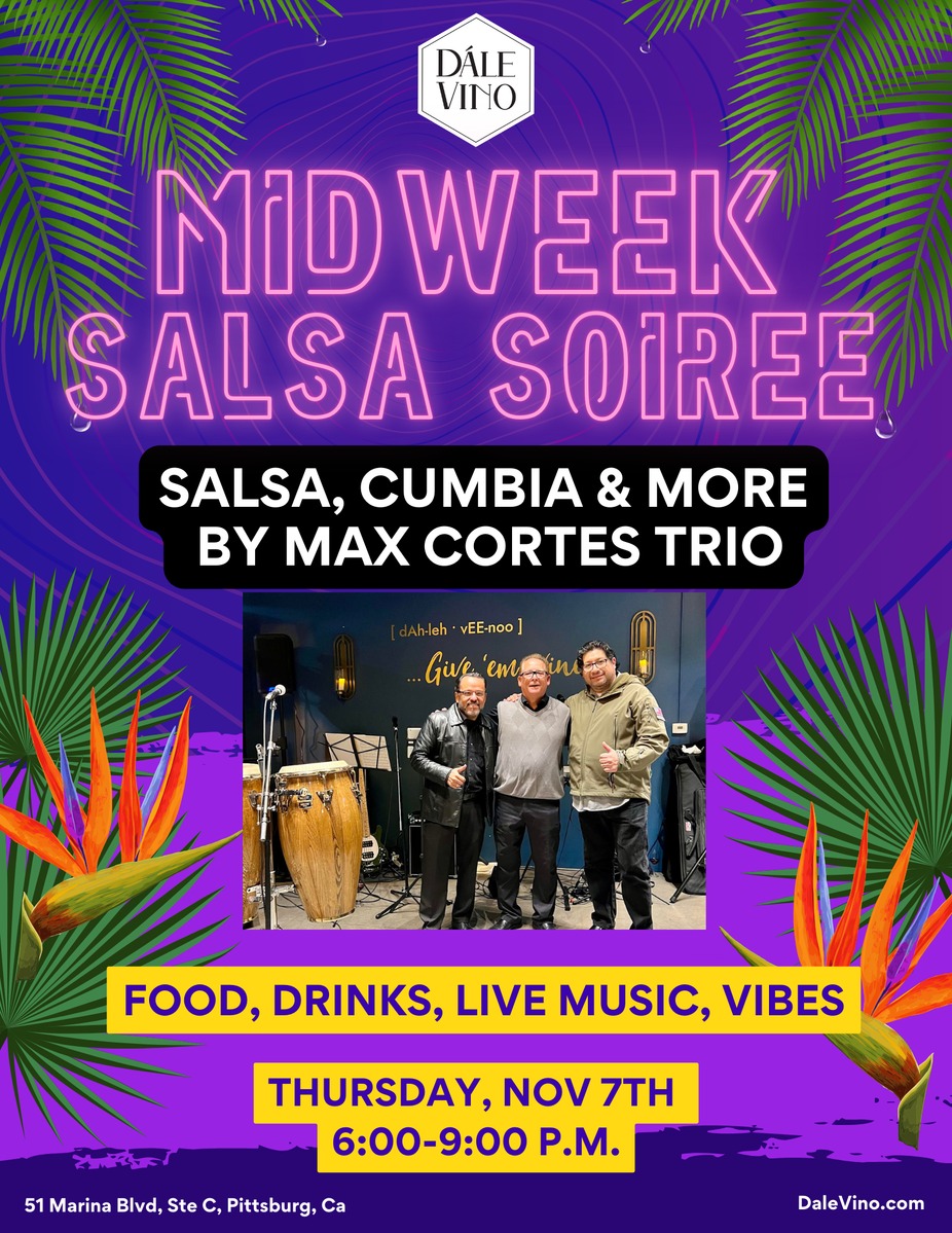 Midweek Salsa Soiree Ft max Cortes Trio event photo