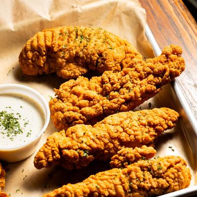 Fried chicken and a dip