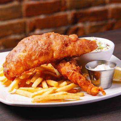 Fish and Chips.