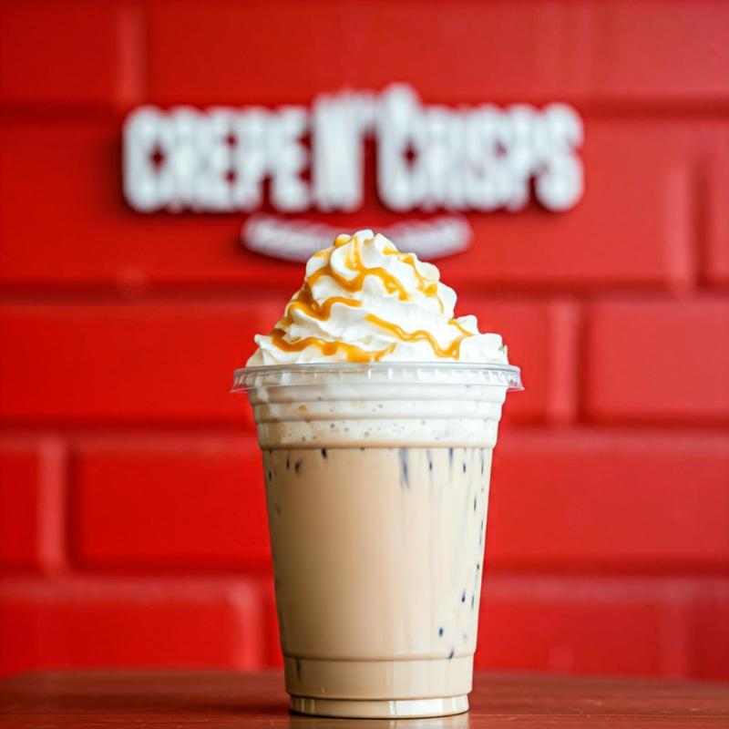 Iced Caramel Brulée Latte photo