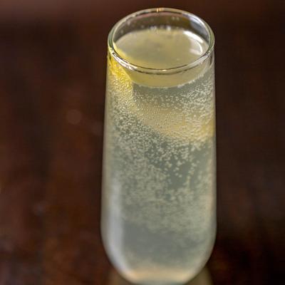 French 75 cocktail.