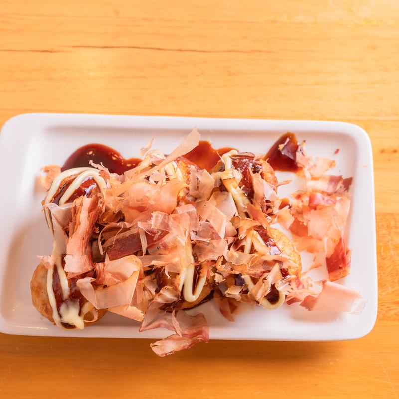 menu item 6 of 8, Takoyaki