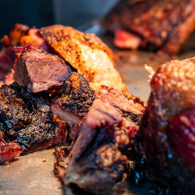 Brisket burnt ends.