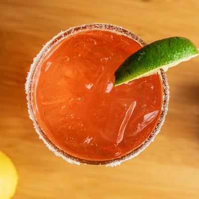 Red Margarita cocktail.