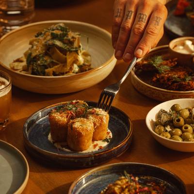 Testing the scallops.