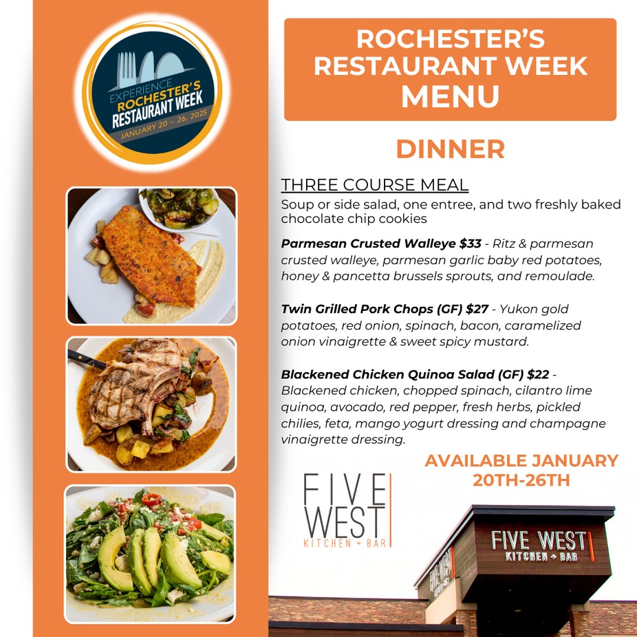 Rochester's Restaurant Week (DINNER) event photo