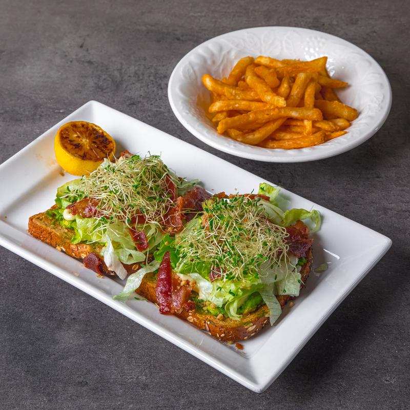 menu item 67 of 111, Open Faced Avocado Toast