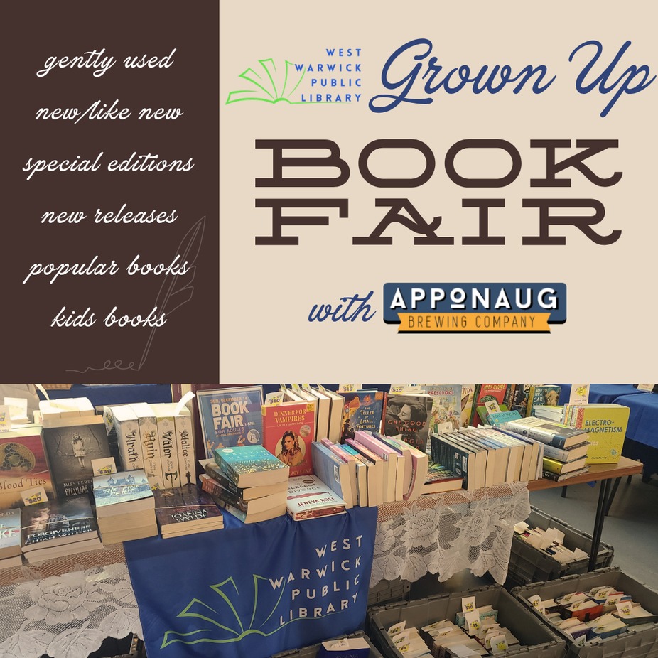 West Warwick Public Library presents: Summer Grown-Up Book Fair event photo