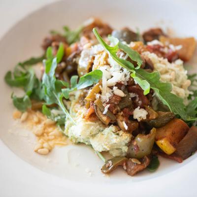 A served Ratatouille.