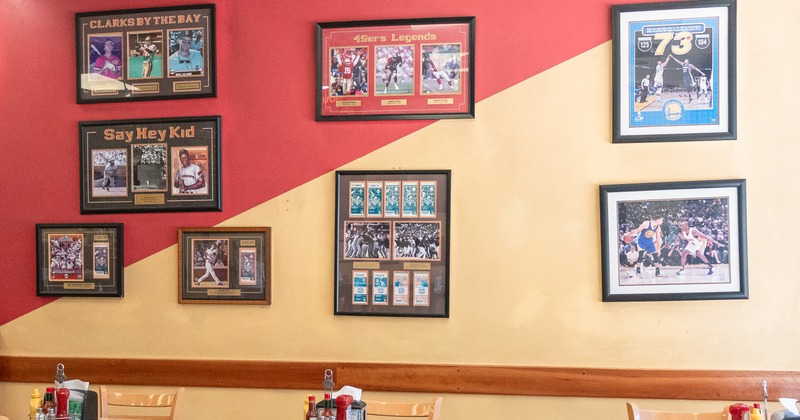 Framed wall photographs