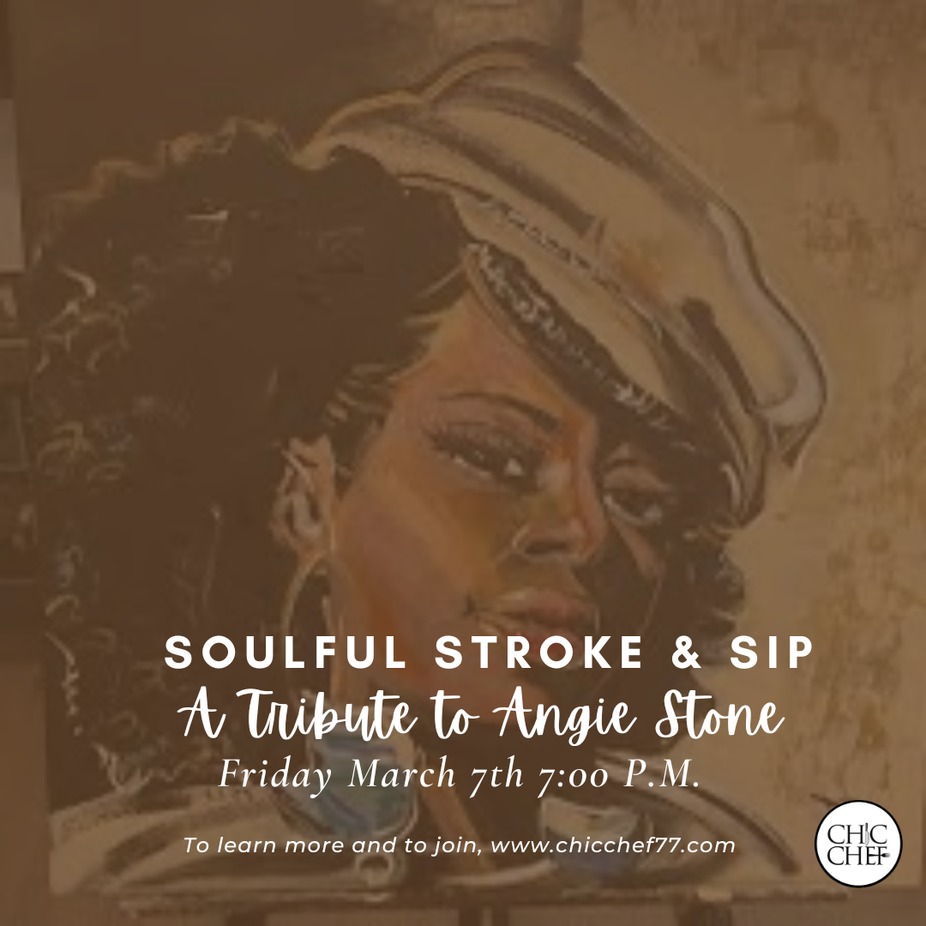 Soulful Stroke & Sip. A tribute to Angie Stone event photo