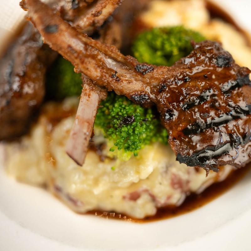 menu item 5 of 6, Lamb Plug Chops