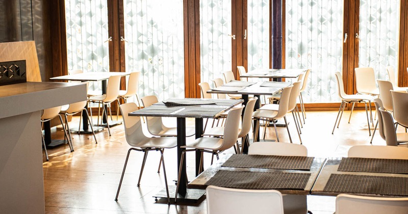 Interior, dining area