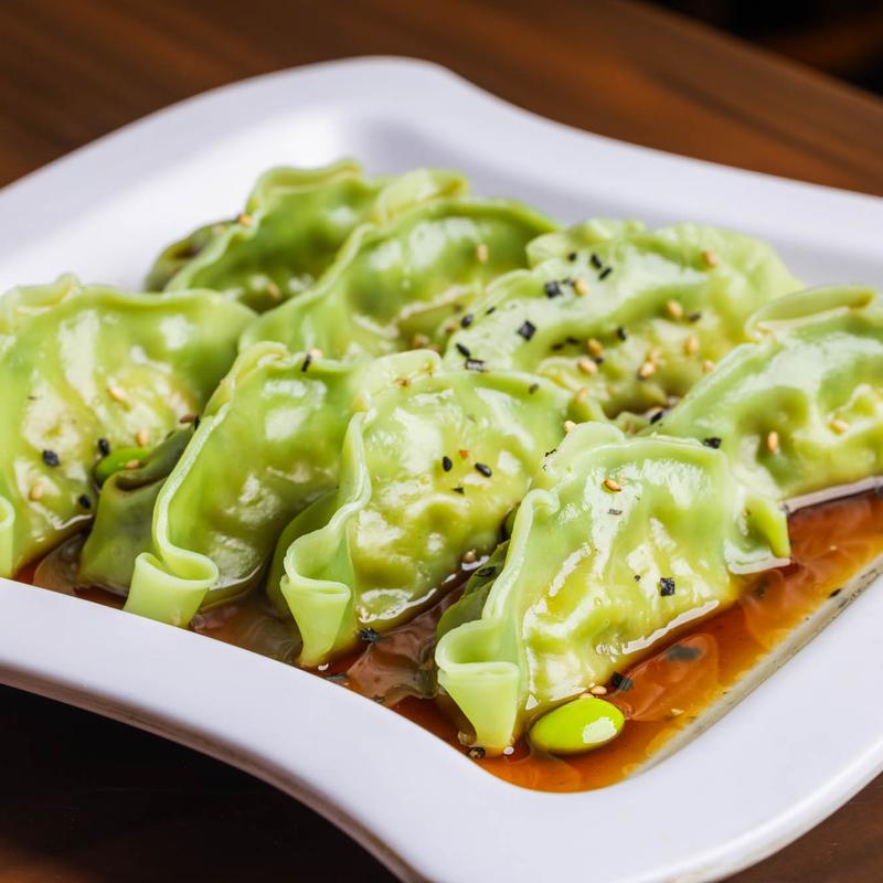 menu item 2 of 10, Edamame Gyoza