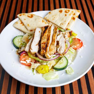 Grecian supreme chicken salad.