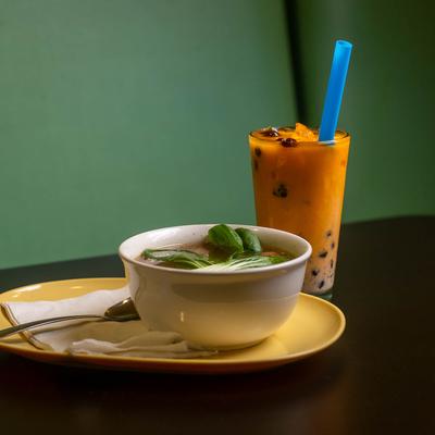 Chicken tindola soup.