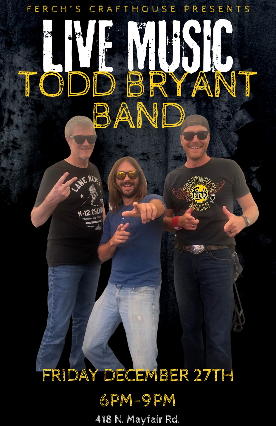 Live Music- Todd Bryant Band event photo