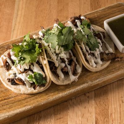 Duck Confit Tacos.