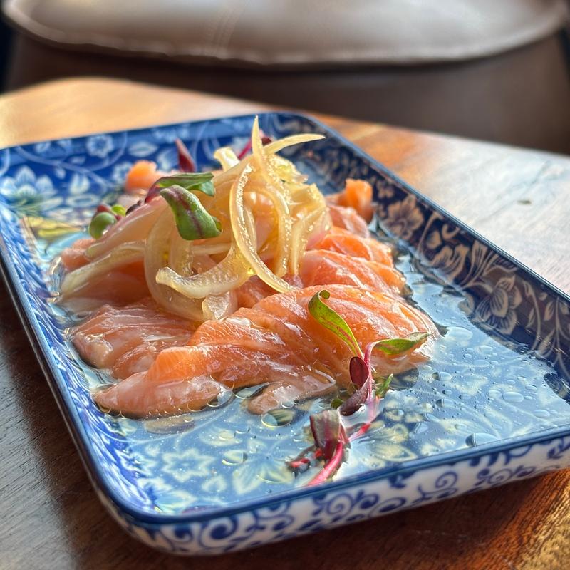 menu item 23 of 26, Scottish Salmon Crudo