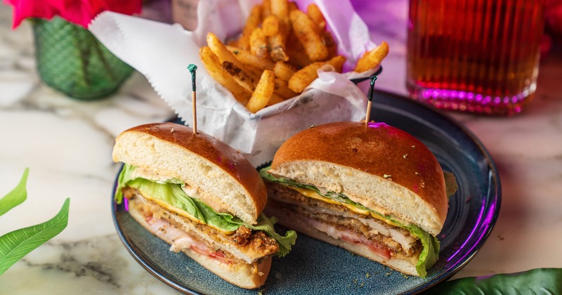 Fried chicken sandwich