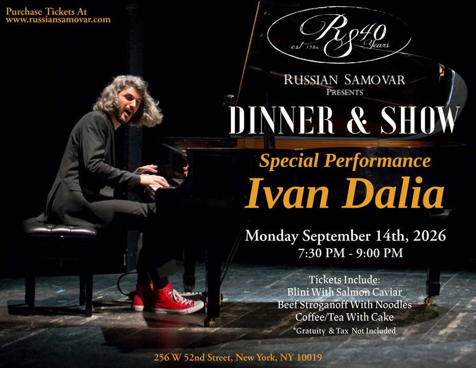 RUSSIAN SAMOVAR PRESENTS IVAN DALIA event photo