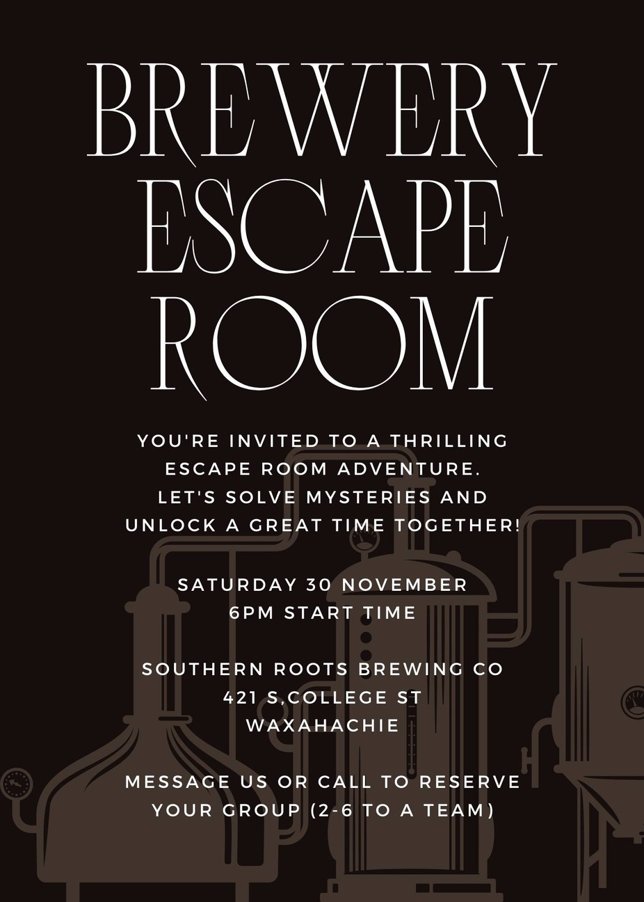 Brewery Escape Room Game event photo