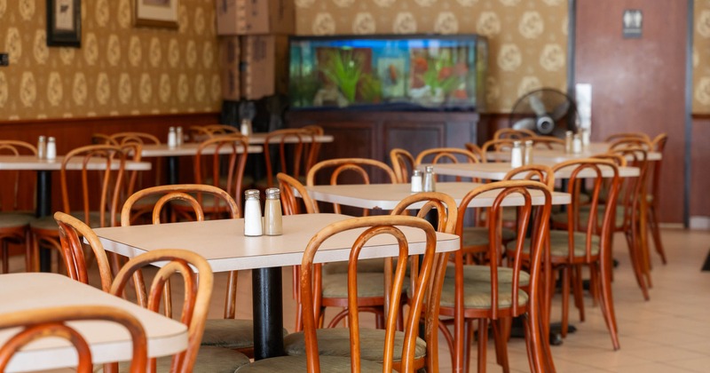 Interior, seating space