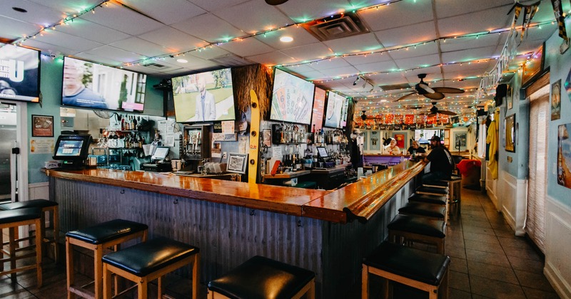 Interior, bar area