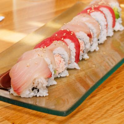 Candy cane special roll.