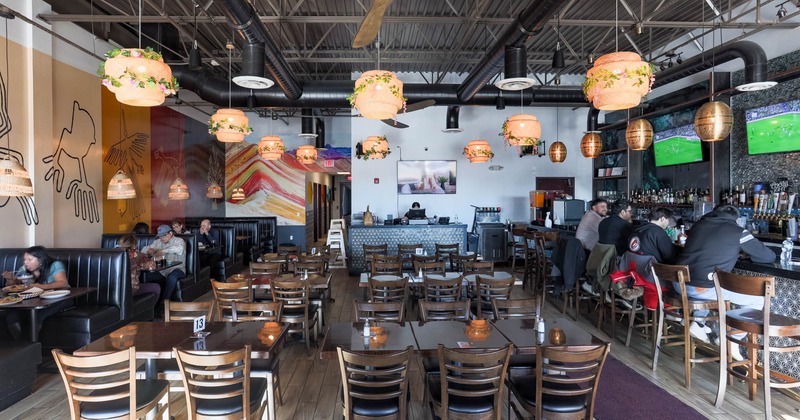 Interior seating space