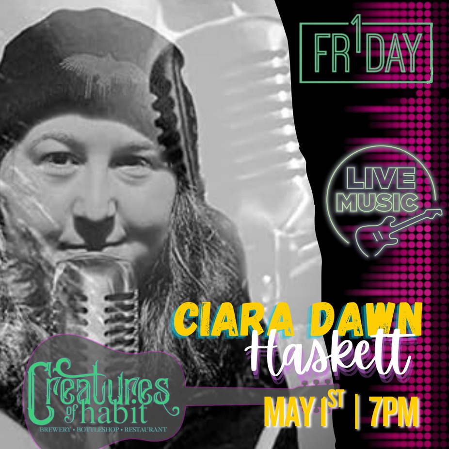 First Friday Live Music with Ciara Dawn Haskett event photo