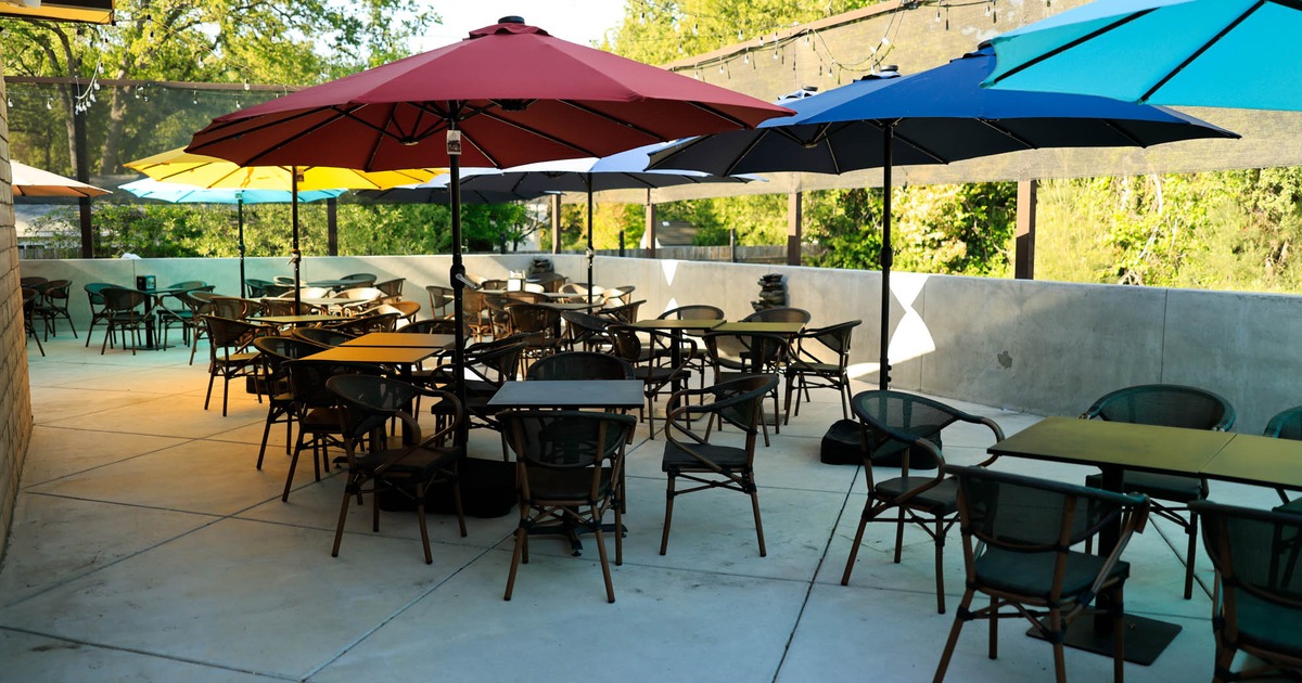 Outdoor seating area