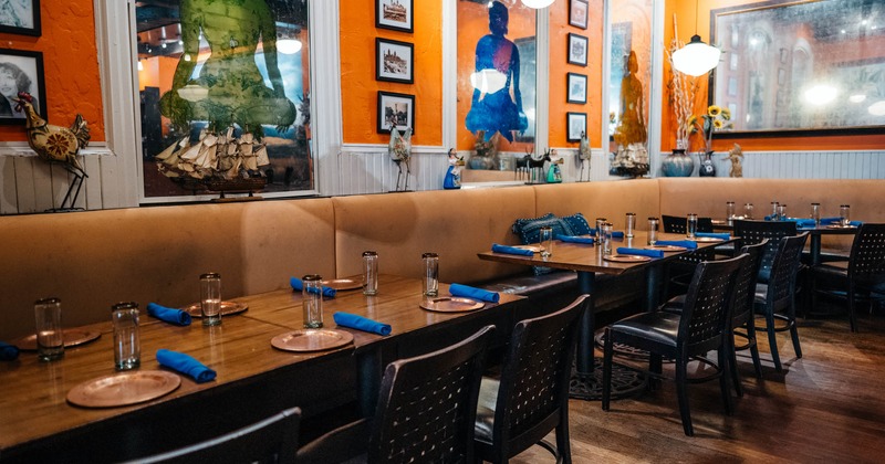 Interior, dining area