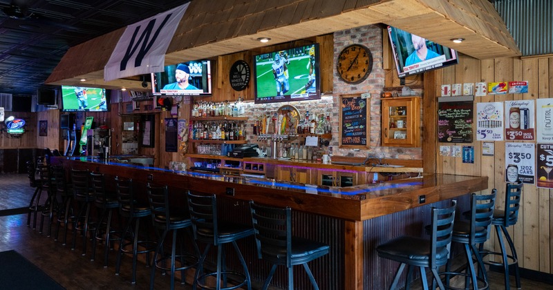 Interior bar seating