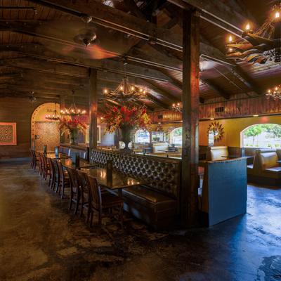 The venue's interior