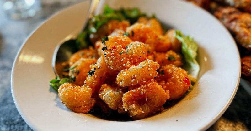 Bang Bang Shrimp tossed in a Thai chili sauce