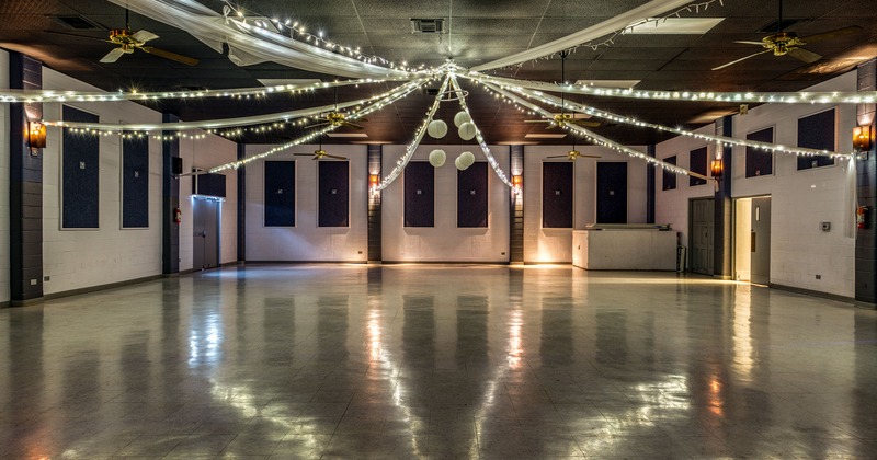 Interior, room for parties and events