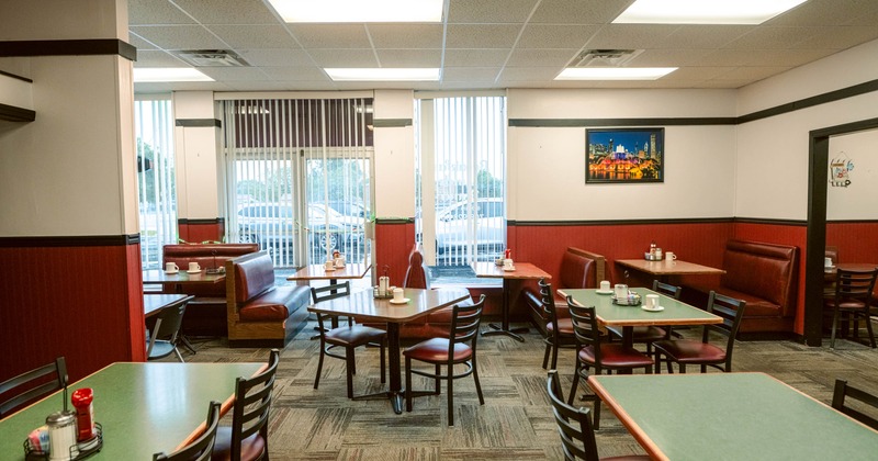 Interior, dining area