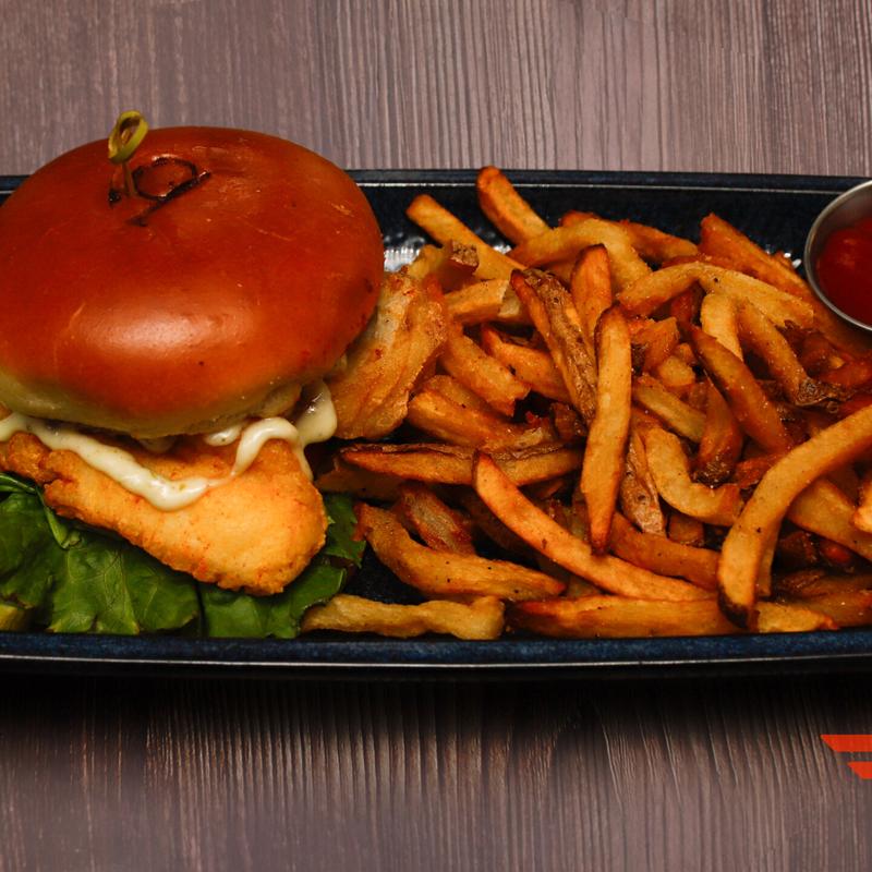 Fresh Haddock Sandwich photo